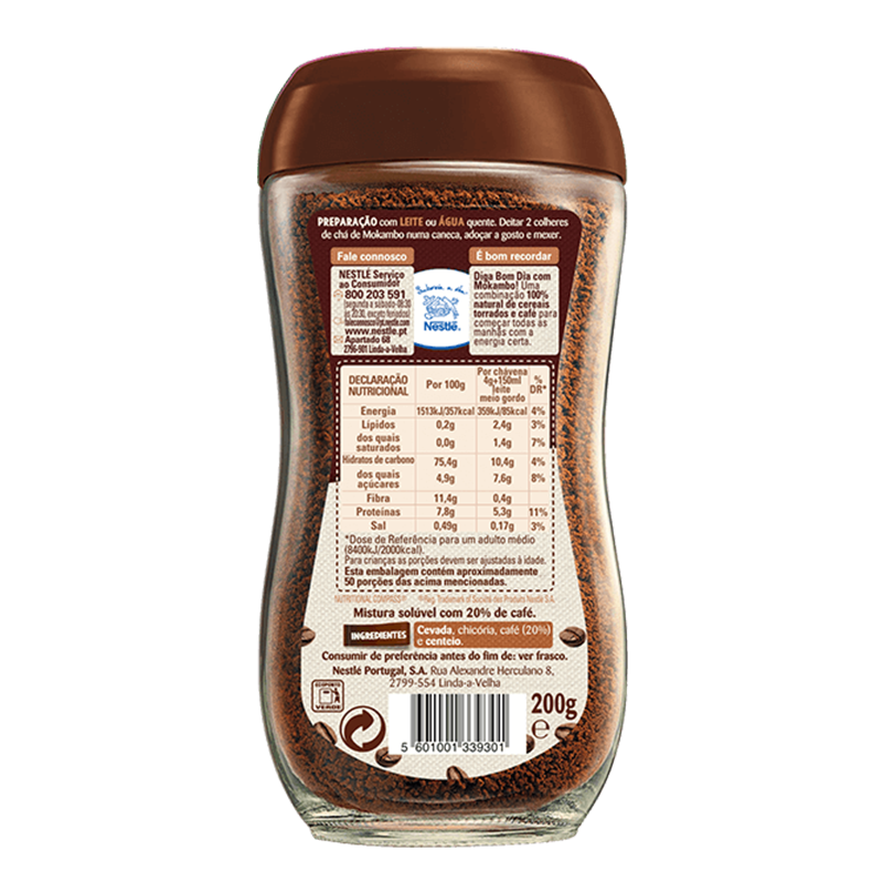 Casa Luso Brasileira - Nestle Mokambo Cereal Cafe (Back)