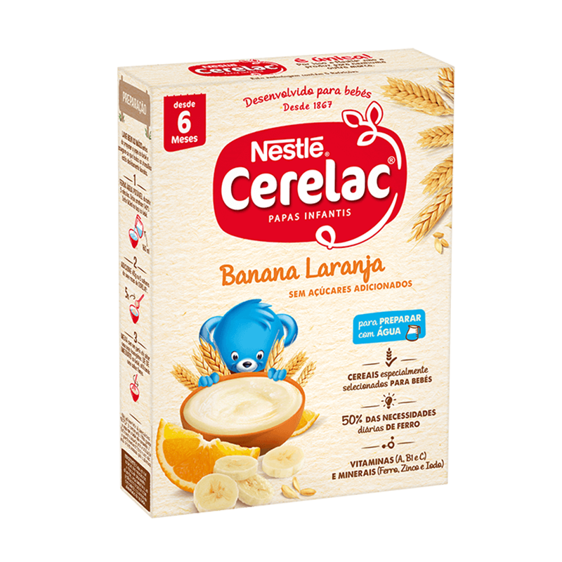 Casa Luso Brasileira - Cerelac Banana e Laranja