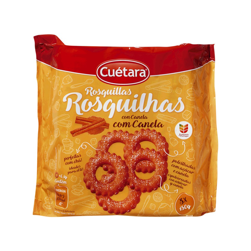 Casa Luso Brasileira - Cuetara Rosquilhas com Canela